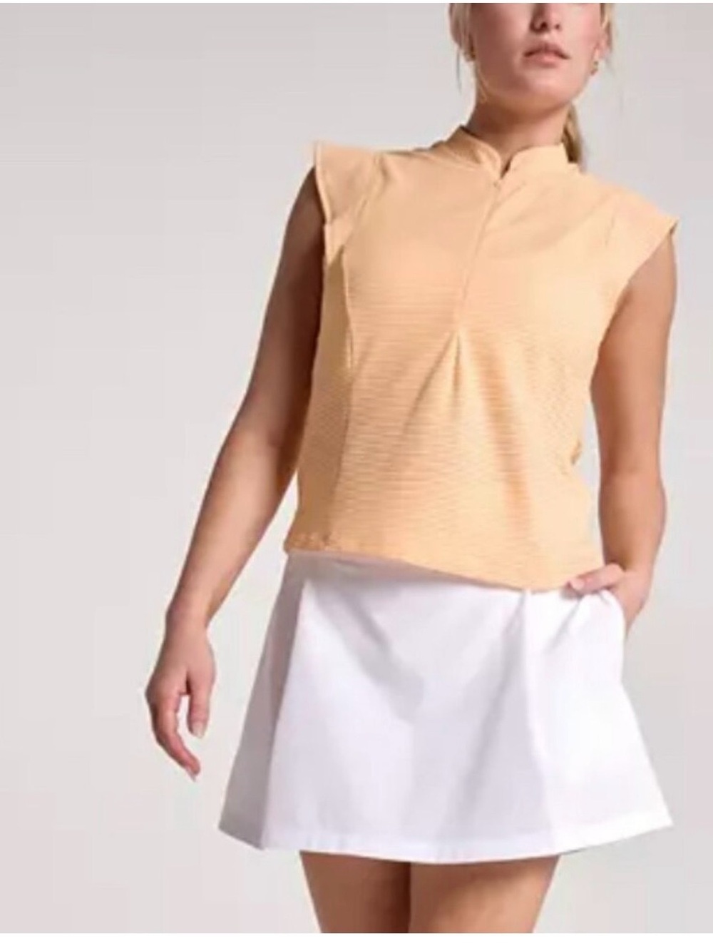 CALIA Peach Sherbet Renew Cap Sleeve Athletic Top NWT Size Small